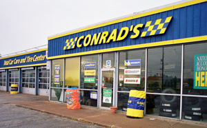 Conrad's Tire Express & Total Car Care North Randall, OH location on Warrensville Ctr Rd