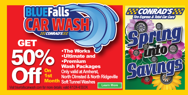 Blue Falls Car Wash 50% Off 1st Month on Premium, Ultimate and The Works Packages at select locations