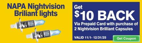 Claim a $10 Visa Prepaid Card Nightvision Brilliant Capsules