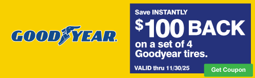 Goodyear Save $100 Instantly