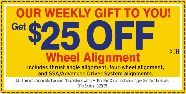 Our Weekly Gift to You - Week 3: $25 Off Alignment