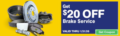 Weekly Winter Savings - $20 Off Brakes