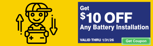 Weekly Winter Savings - $10 Off Battery